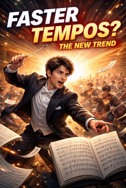 지휘자 음악속도 관련 그림