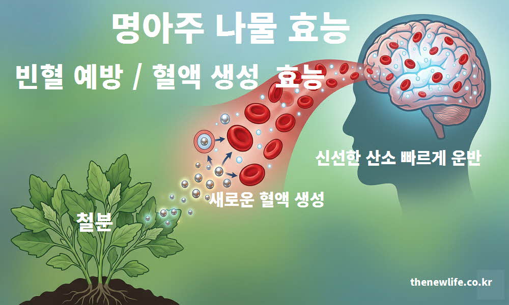 명아주 나물 효능 빈혈 예방 혈액 생성