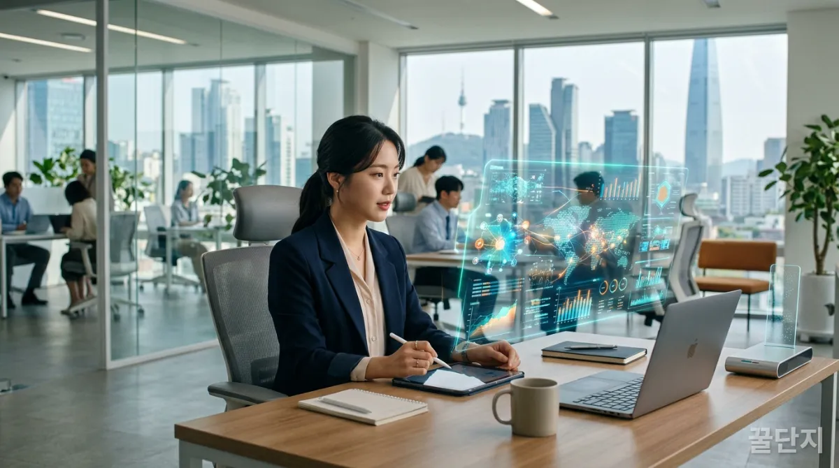 AI와 인간이 협력하여 시너지를 창출하는 한국의 미래형 업무 환경
