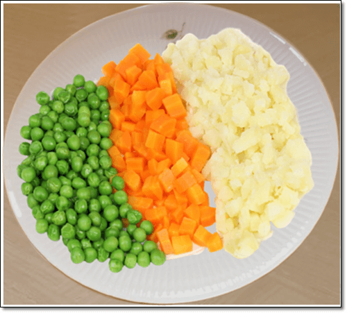 감자 당근 완두콩