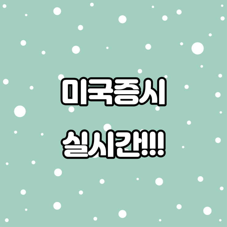 미국증시 실시간