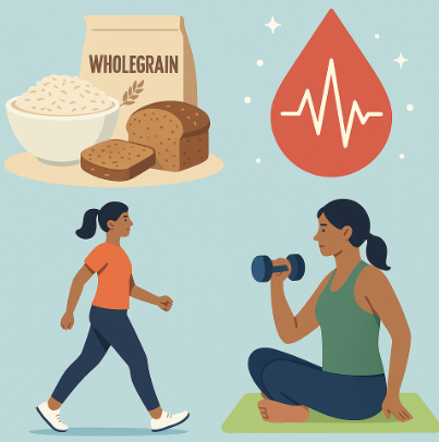 혈당 조절에 관련된 사진