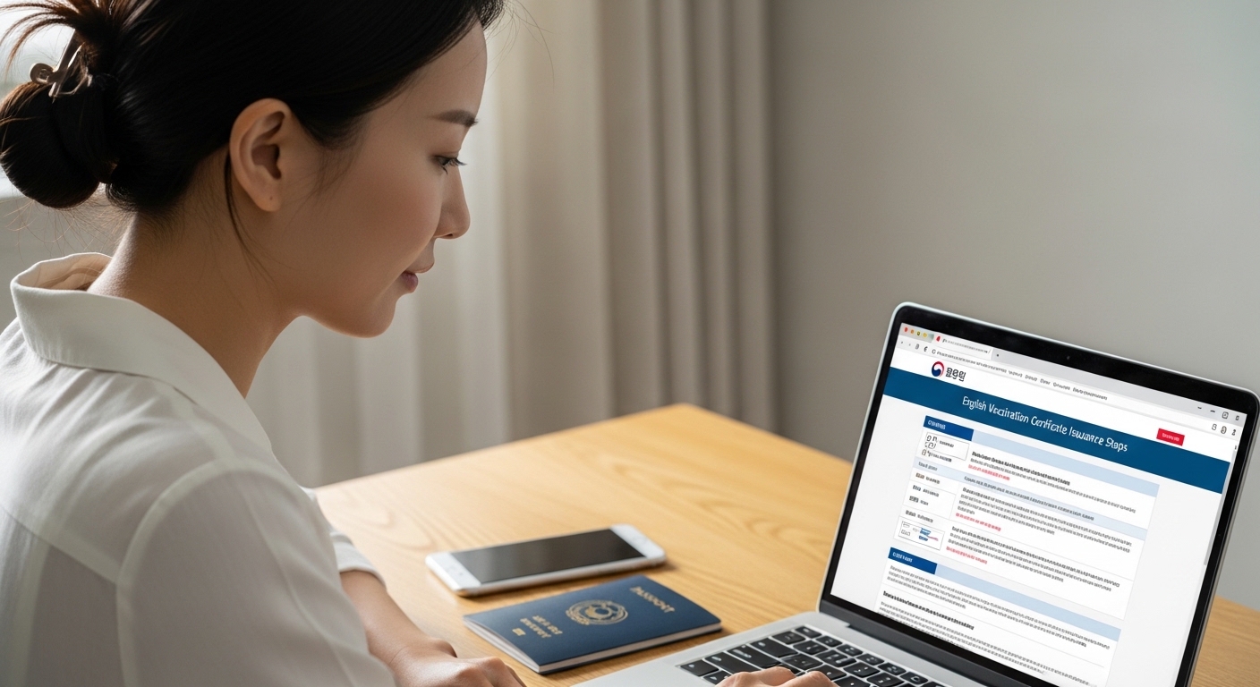 예방접종도우미 사이트에서 발급하는 방법