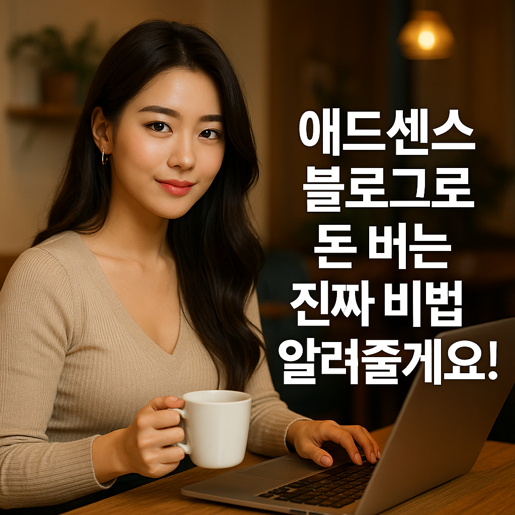 애드센스 블로그로 돈 버는 진짜 인기 비법