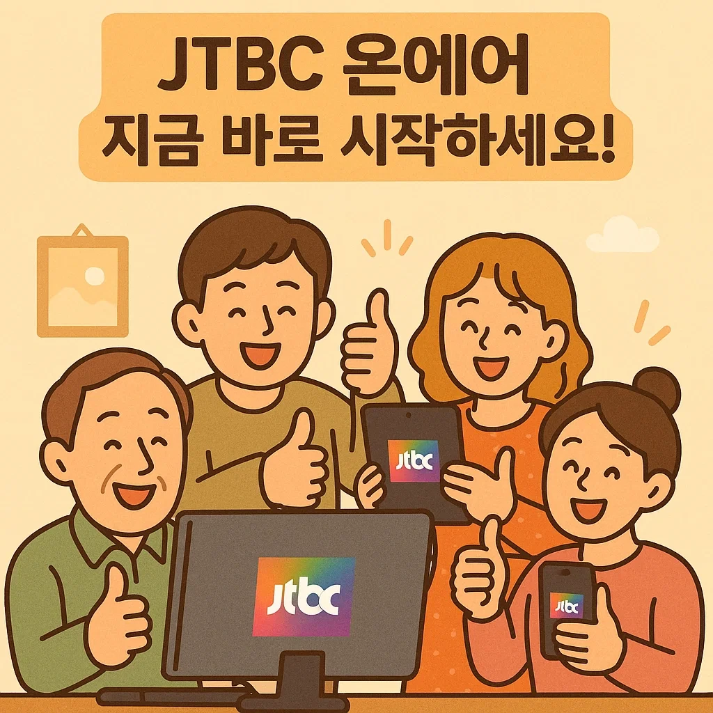 JTBC 온에어 실시간 시청 가이드 ❘ 장소 구애 없이 무료로!