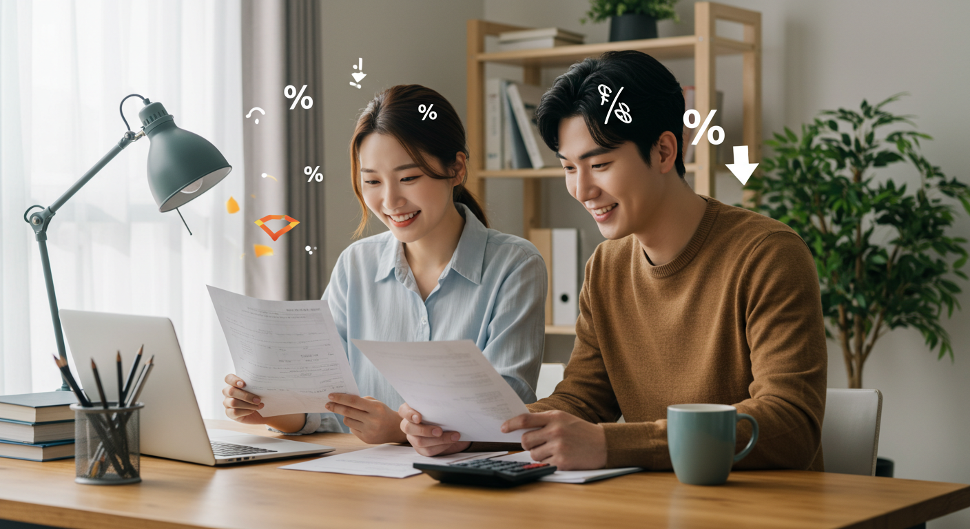 금리 인하, 대출 전략, 리파이낸싱, 변동금리, 고정금리, 대출 비교, 금융 정보, 가계 재테크, 주택담보대출, 대출 체크리스트