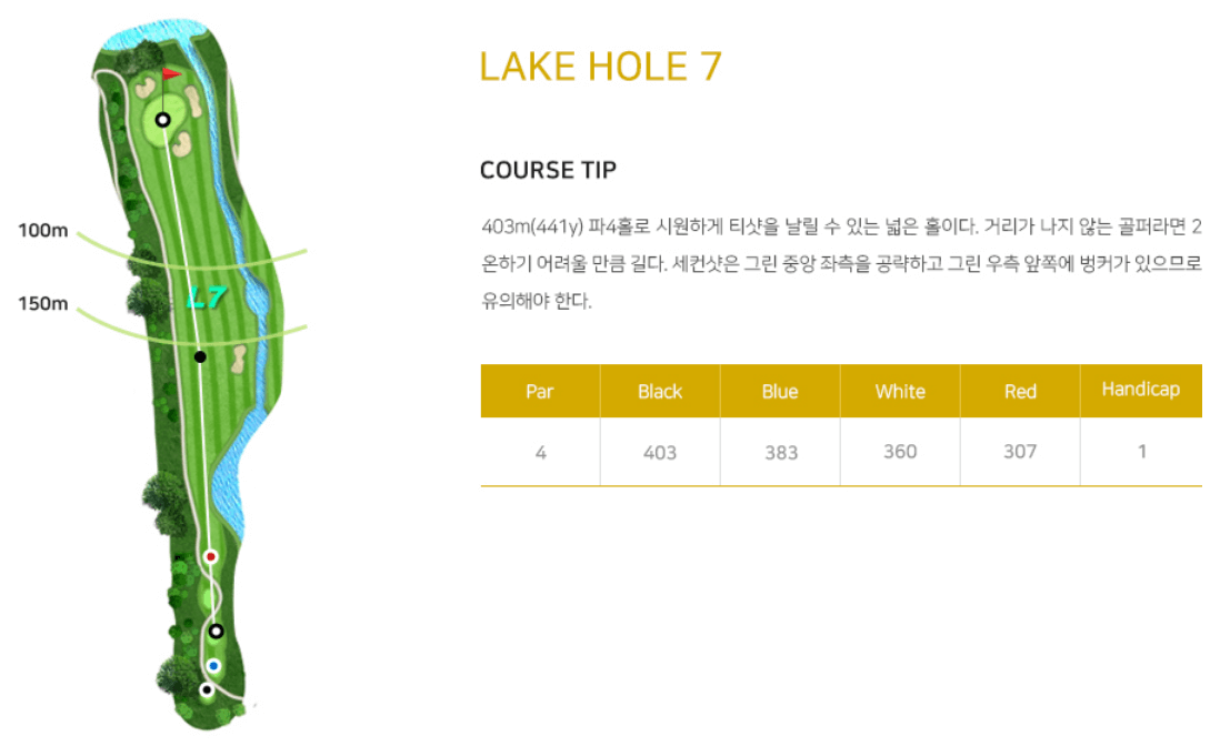 에덴블루 컨트리클럽 레이크코스 7