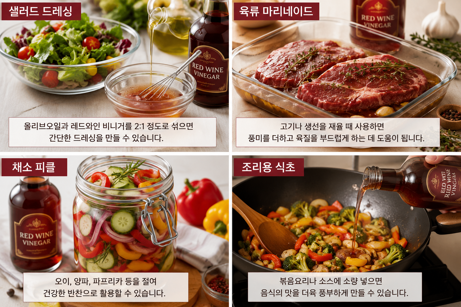 레드와인 비니거 먹는법