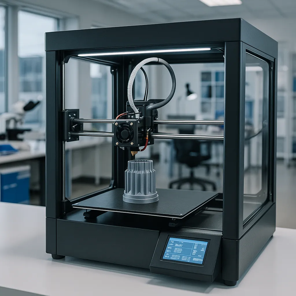 최신 연구실에서 가동 중인 3D 프린터