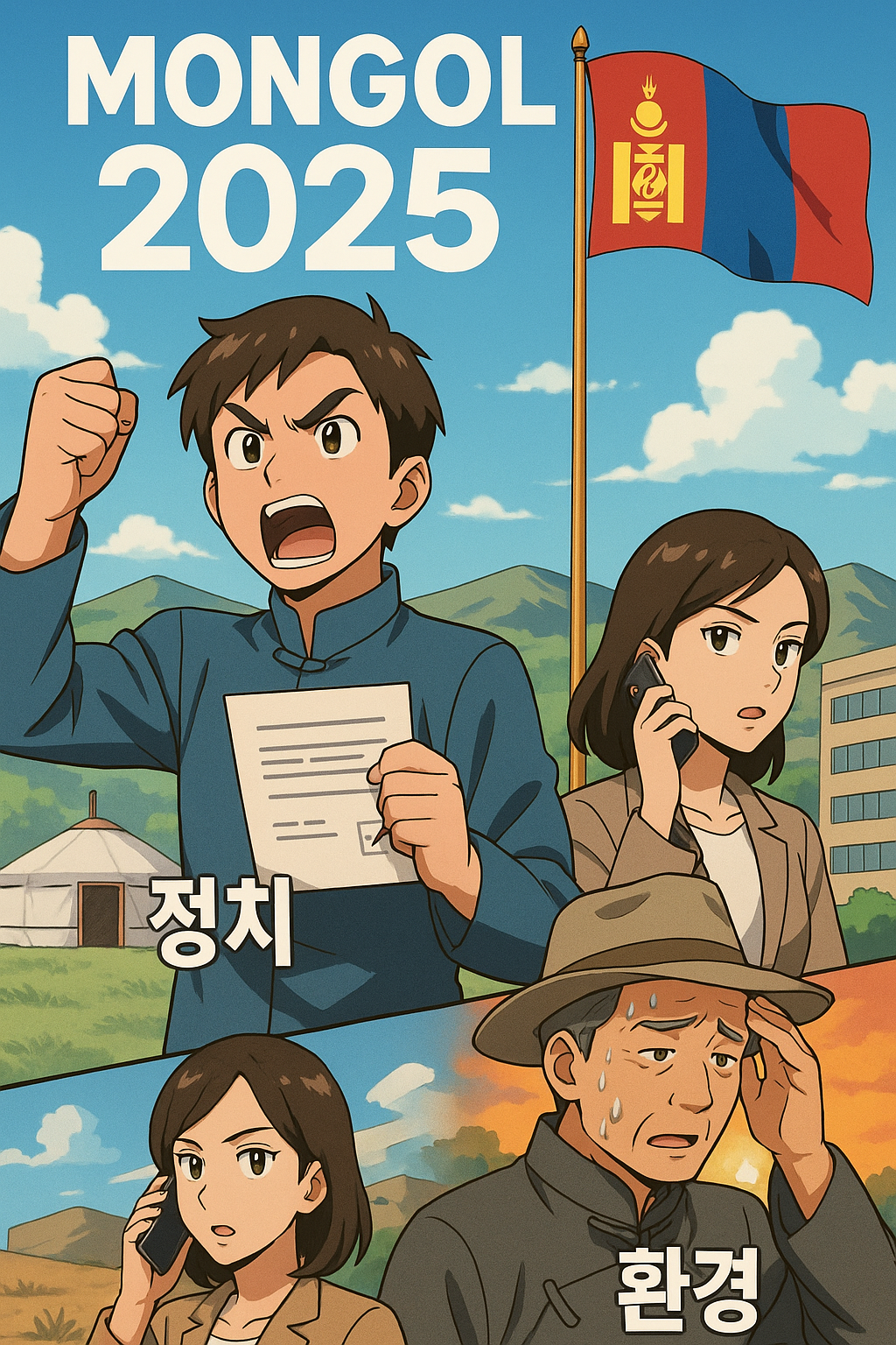 2025년 몽골 이슈 관련 사진