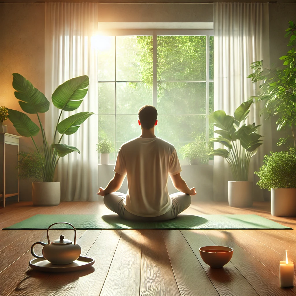 스트레스 완화와 심리적 안정 이미지