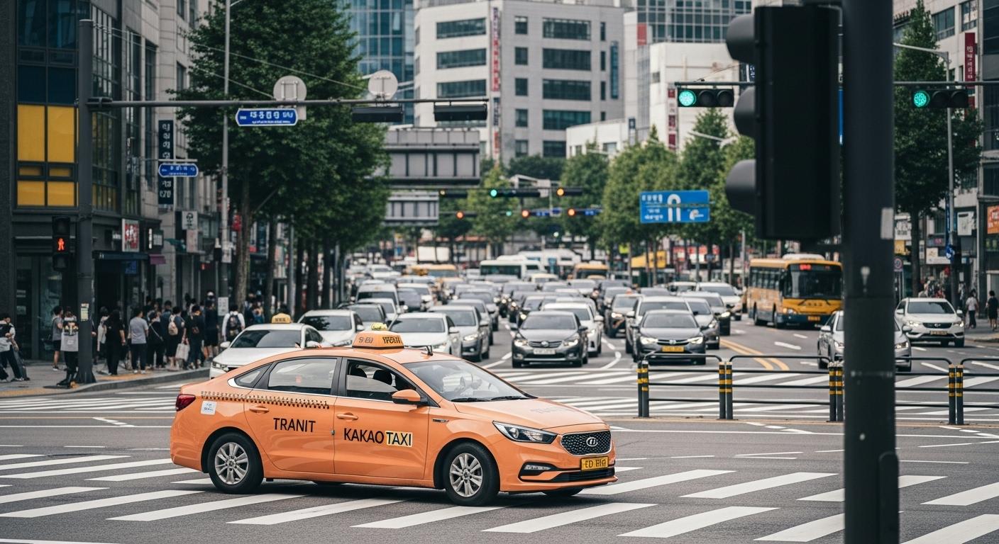 카카오택시 경유지정