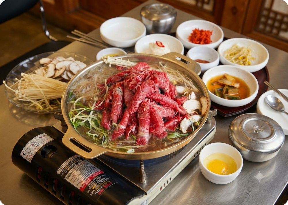 화담숲 주변 맛집 ai 이미지