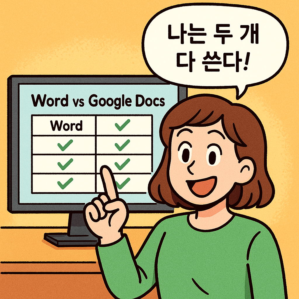 워드 vs 구글 문서, 어떤 게 더 편할까?