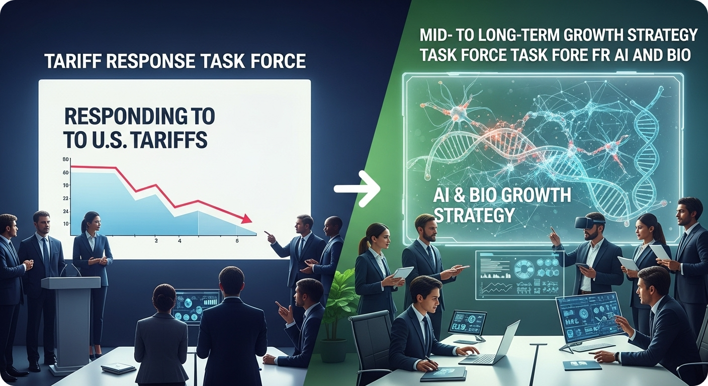 對美 관세 대응 TF 출범, AI&middot;바이오 중-장기 성장전략 TF 신설