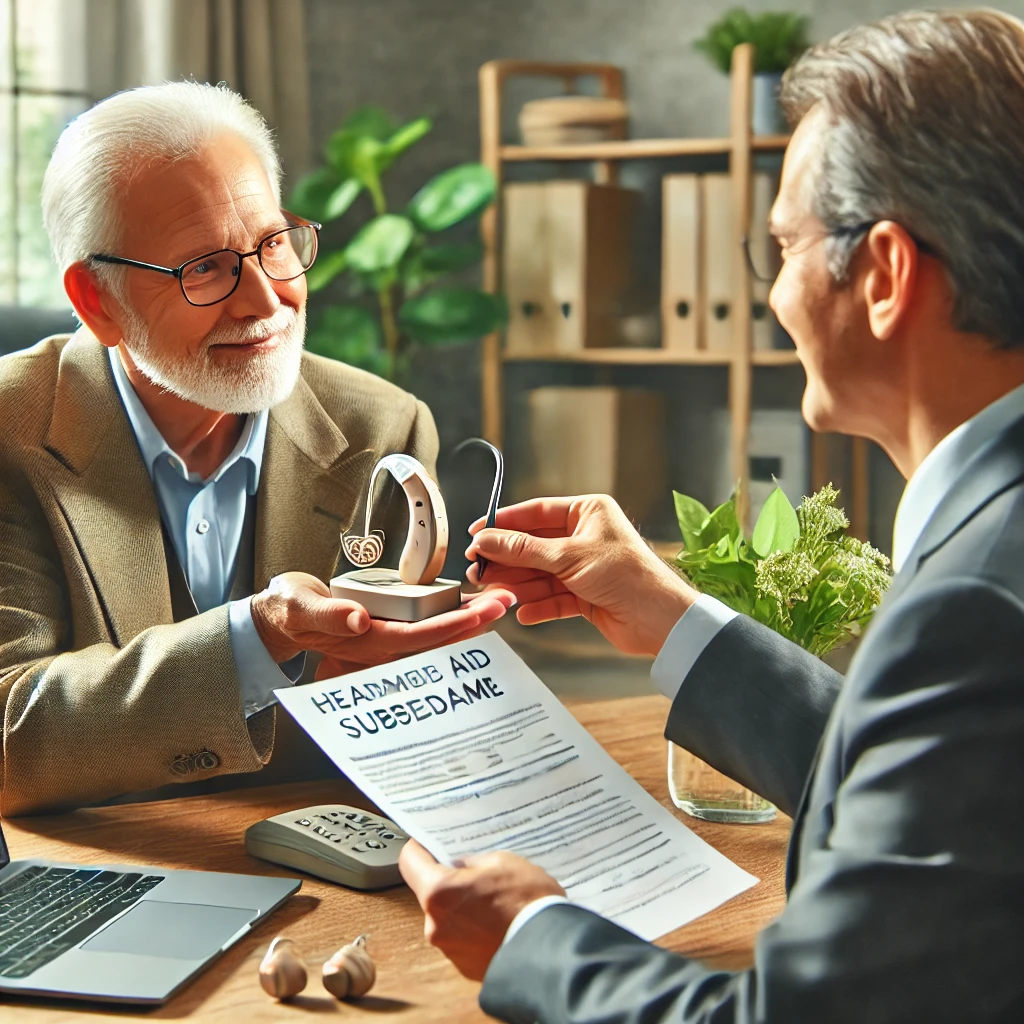 노인보청기 국가보조금 관련 사진