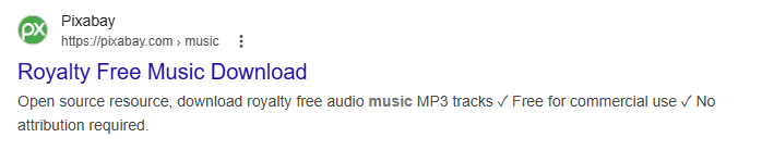 픽사베이 무료 효과음 및 브이로그 배경음악 사이트