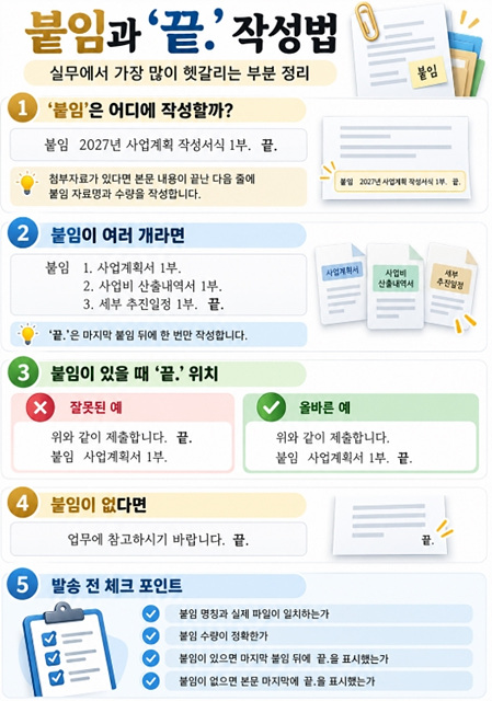 공문서 기안문 작성법｜관련&middot;본문&middot;붙임&middot;결재까지 한 번에