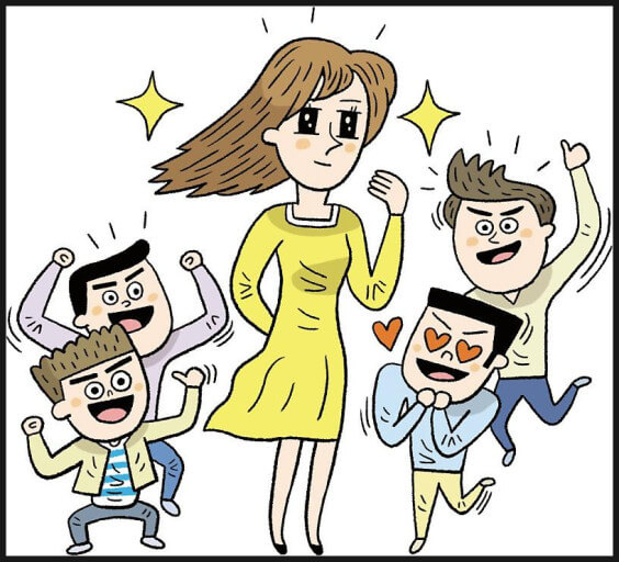 외모가 좋아짐