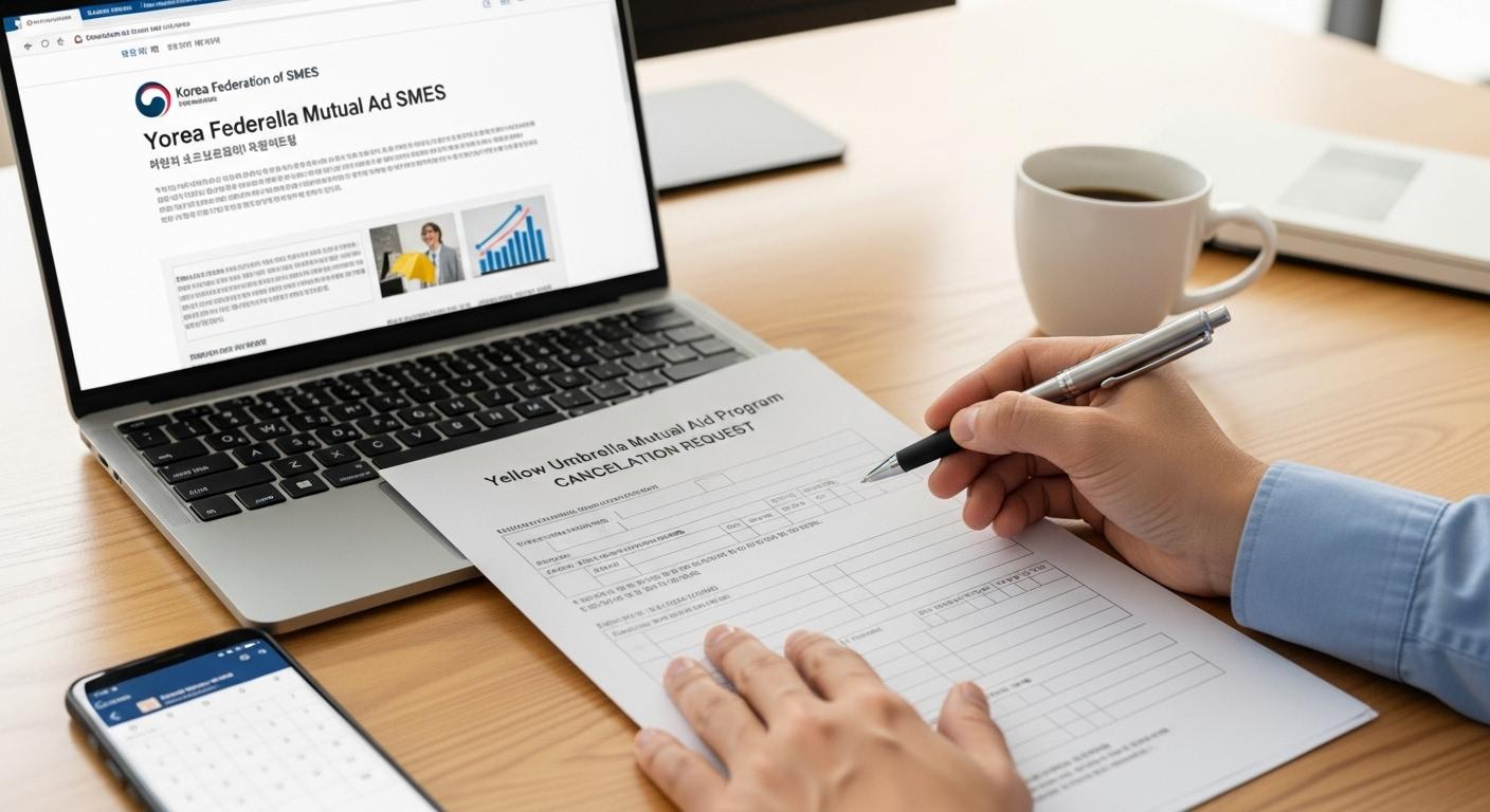 중소기업중앙회 노란우산공제 해지방법