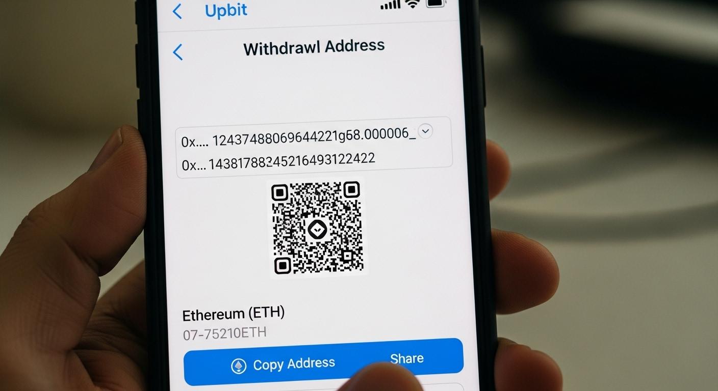 업비트 출금주소 등록