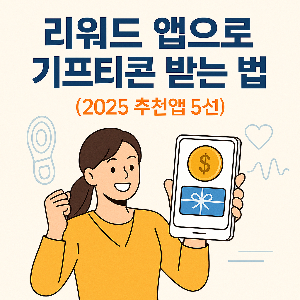 리워드 앱으로 기프티콘 받는 법