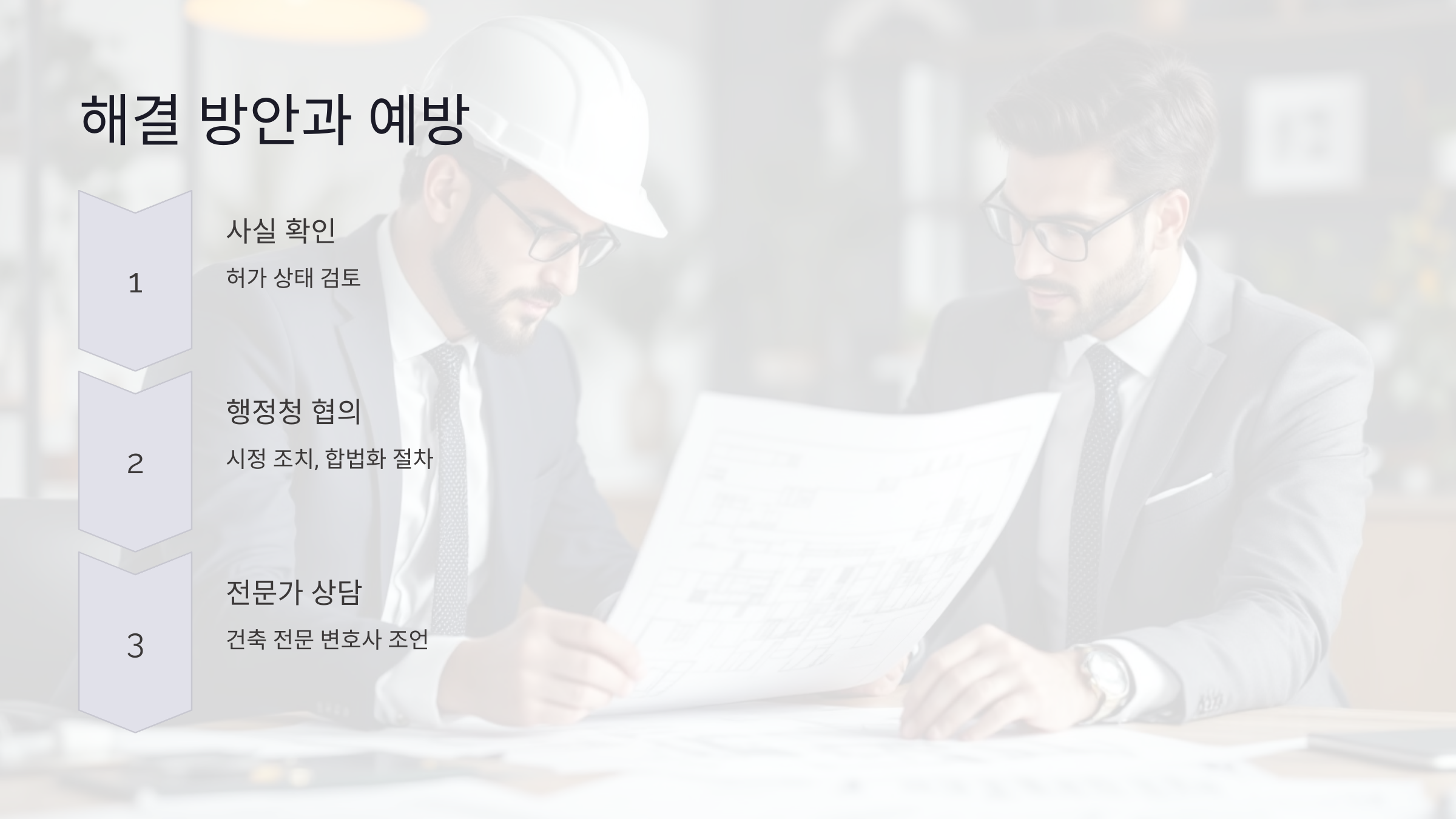 불법 건축물 문제 해결의 단계별 접근법