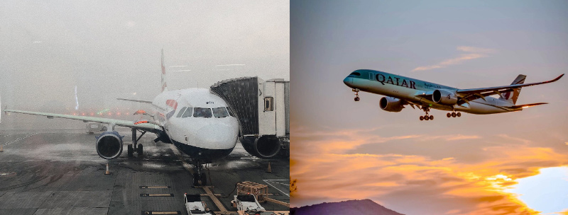 실시간 비행기 결항 안내 이미지