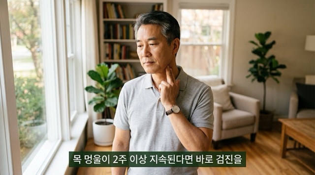 후두암 림프절 전이 목 멍울 증상