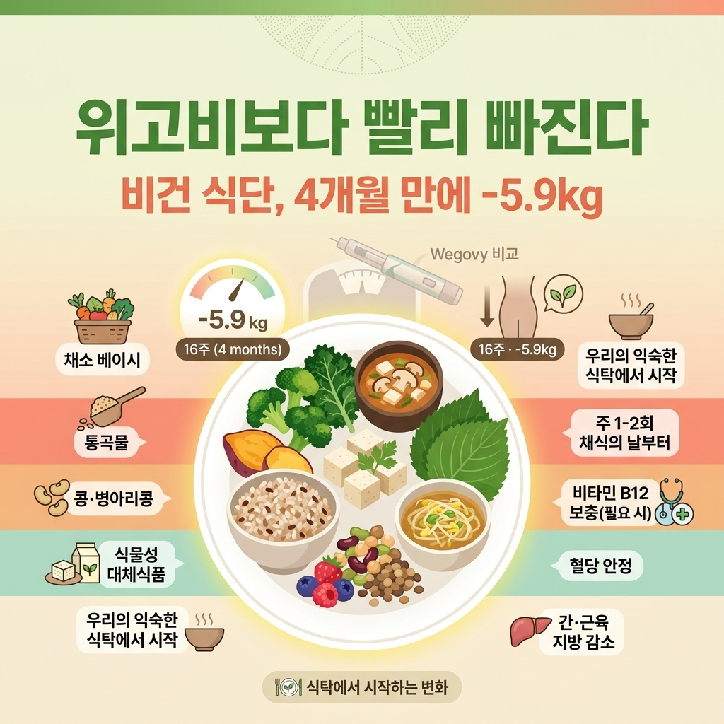 "위고비보다 빨리 빠진다?"&hellip;'이 식단' 했더니 4개월 만에 5.9㎏ 감량