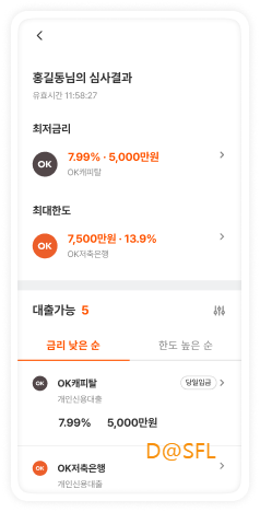 OK비교대‪출 살펴보기 2