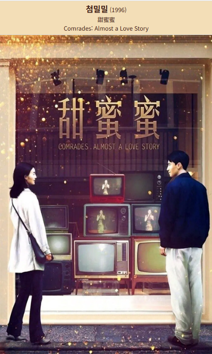 첨밀밀(1996) 영화 포스터 사진