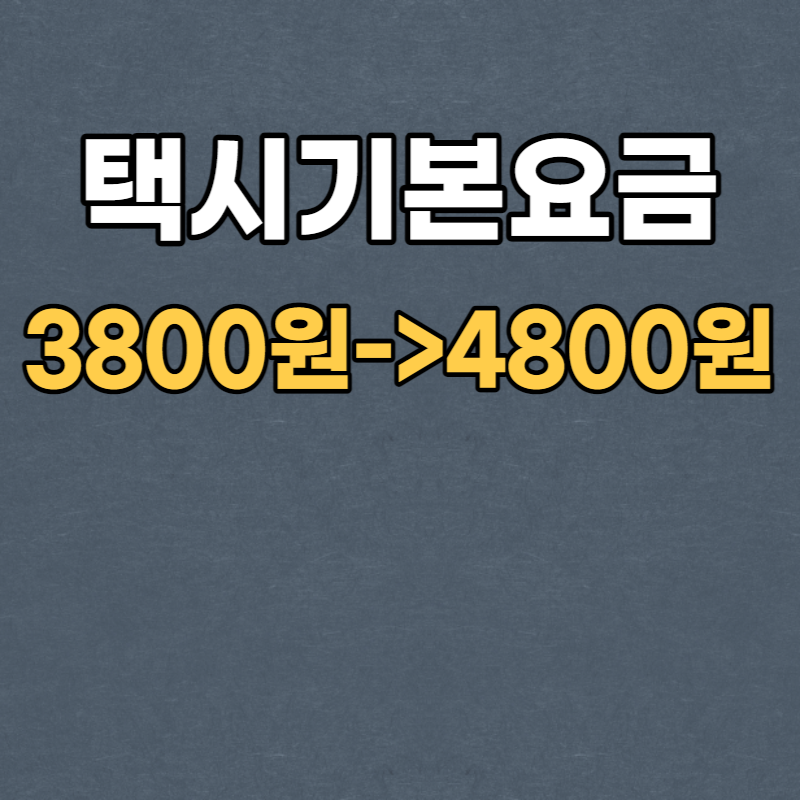 서울택시 기본요금
