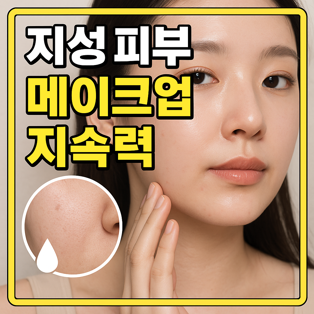 지성 피부 메이크업 지속력