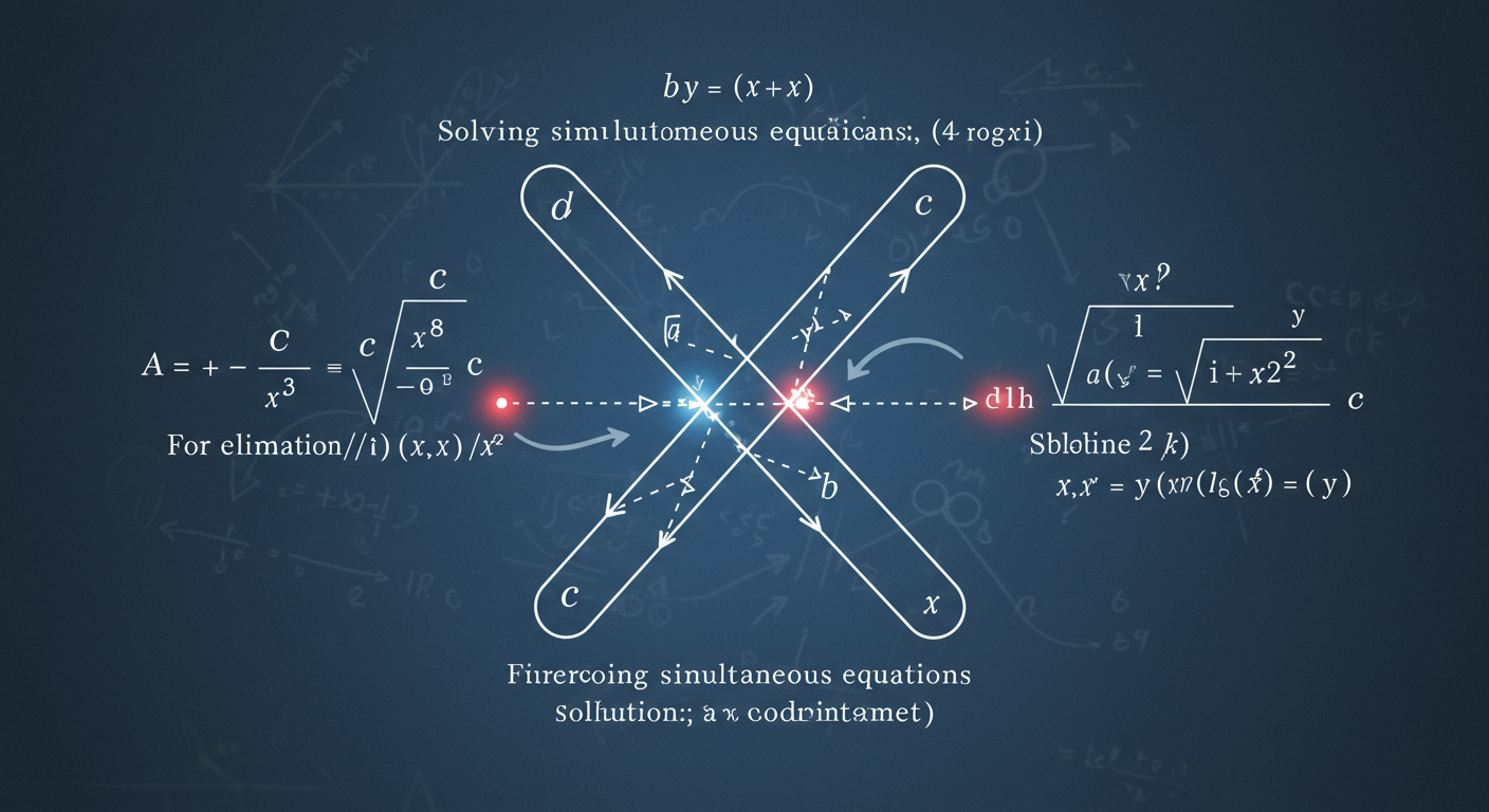 연립방정식 푸는법, x,y 값 한 번에 찾기!