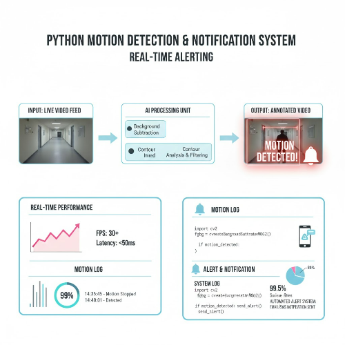 Python으로 영상에서 모션 검출(Motion Detection) 및 알림 시스템 만들기