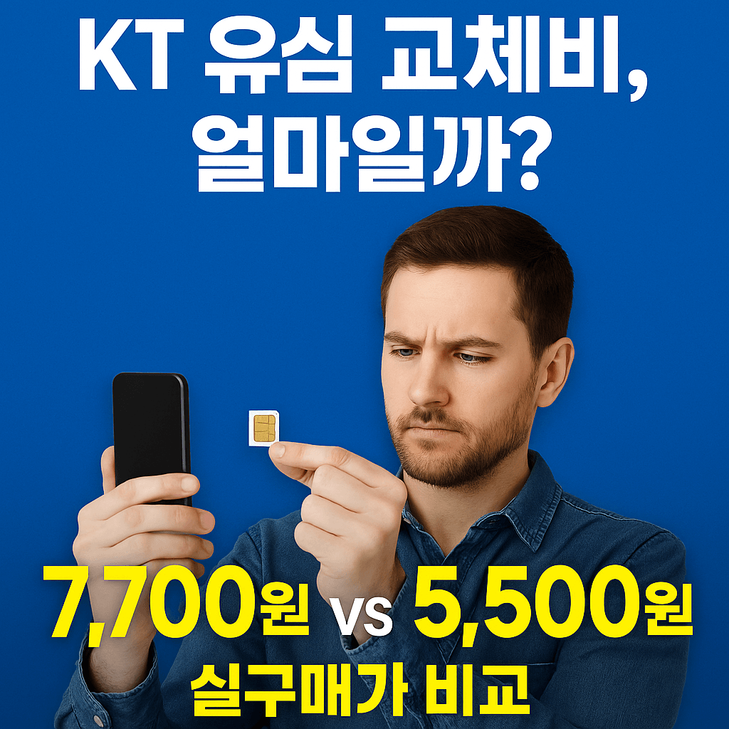 유심 인식 오류 시 KT 고객센터보다 빠른 해결 가이드.