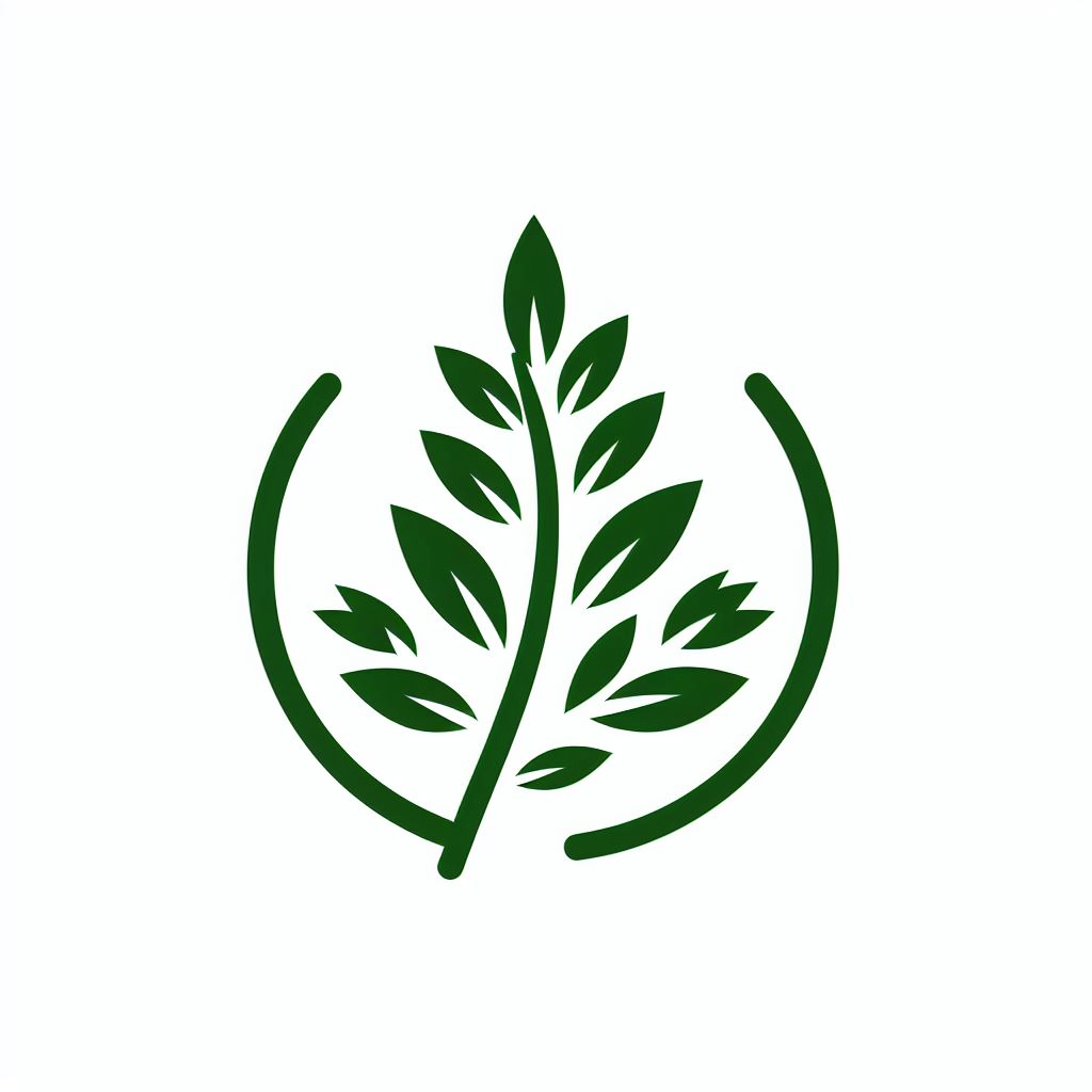 녹색 나물 로고 4