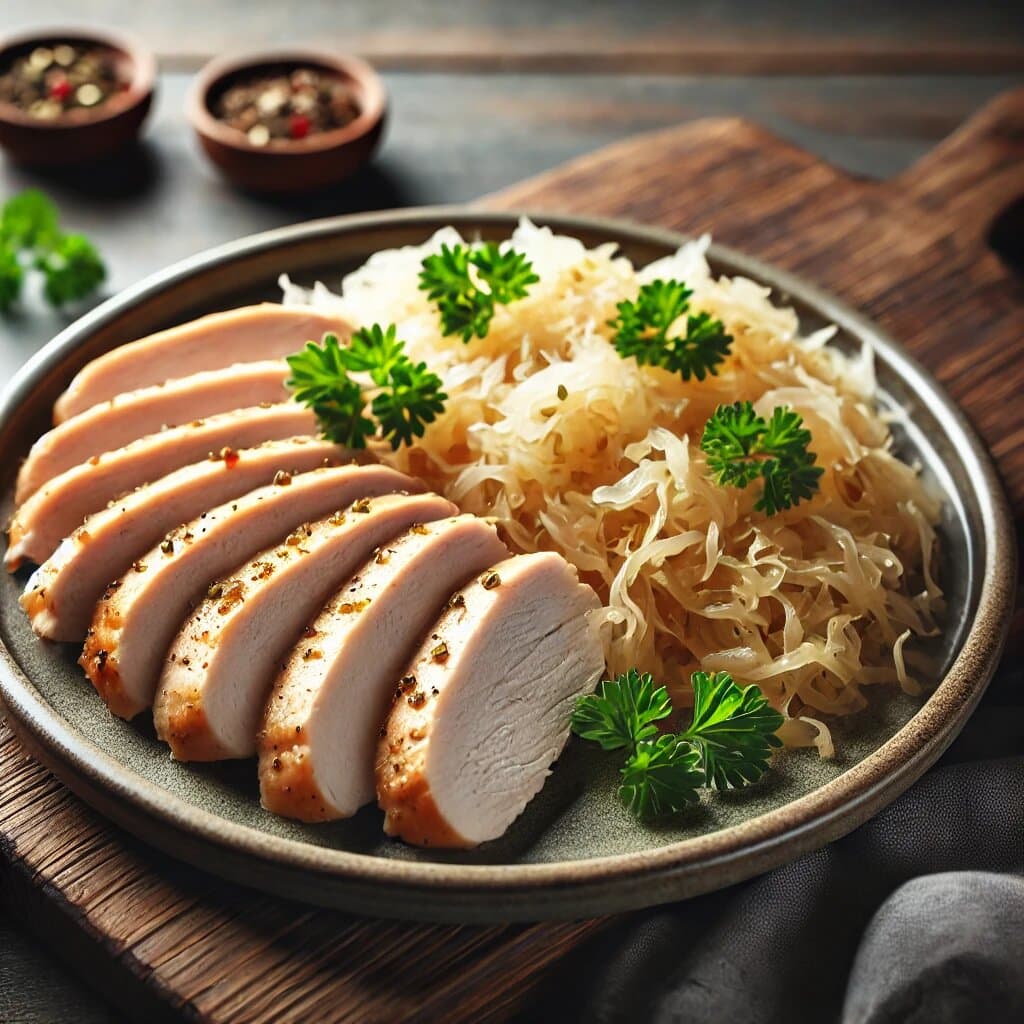 닭가슴살과 사우어크라우트