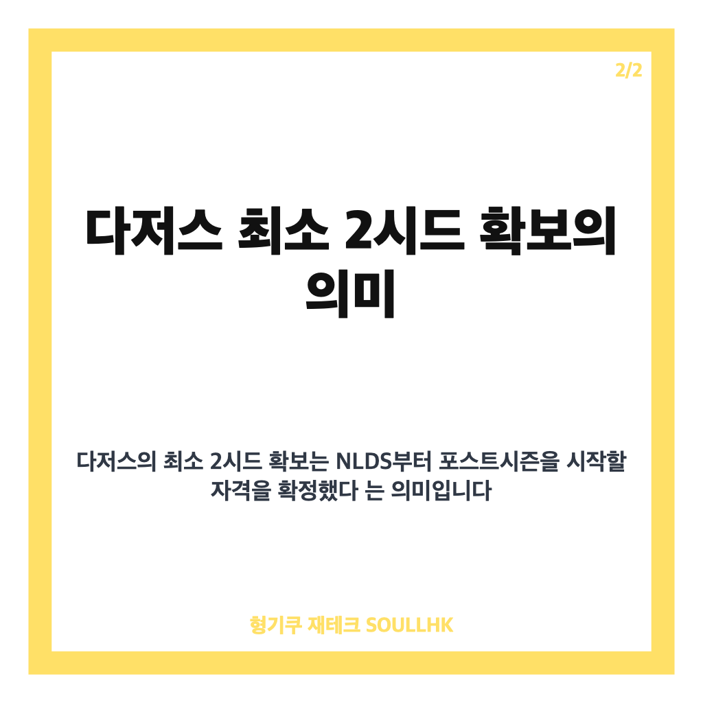 오타니 NLDS 직행 확정, 다저스 최소 2시드 확보 의미는 카드뉴스 3