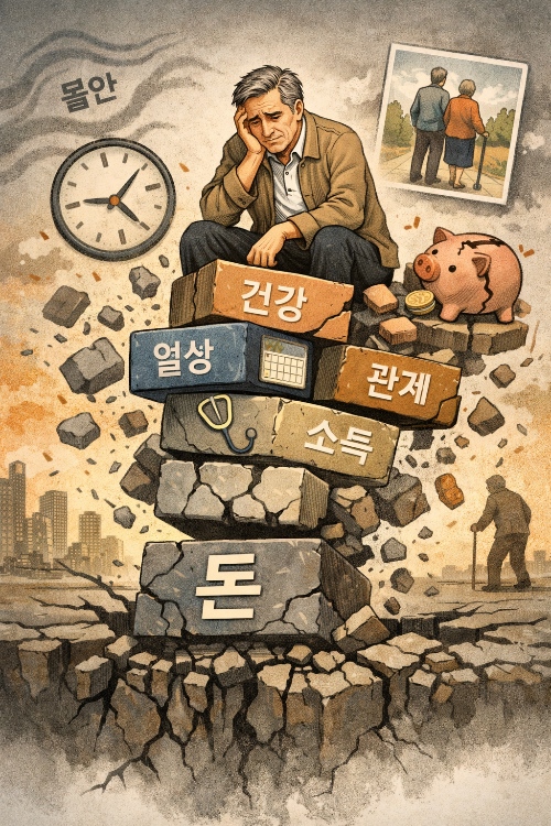퇴직과 불안의 붕괴 순간