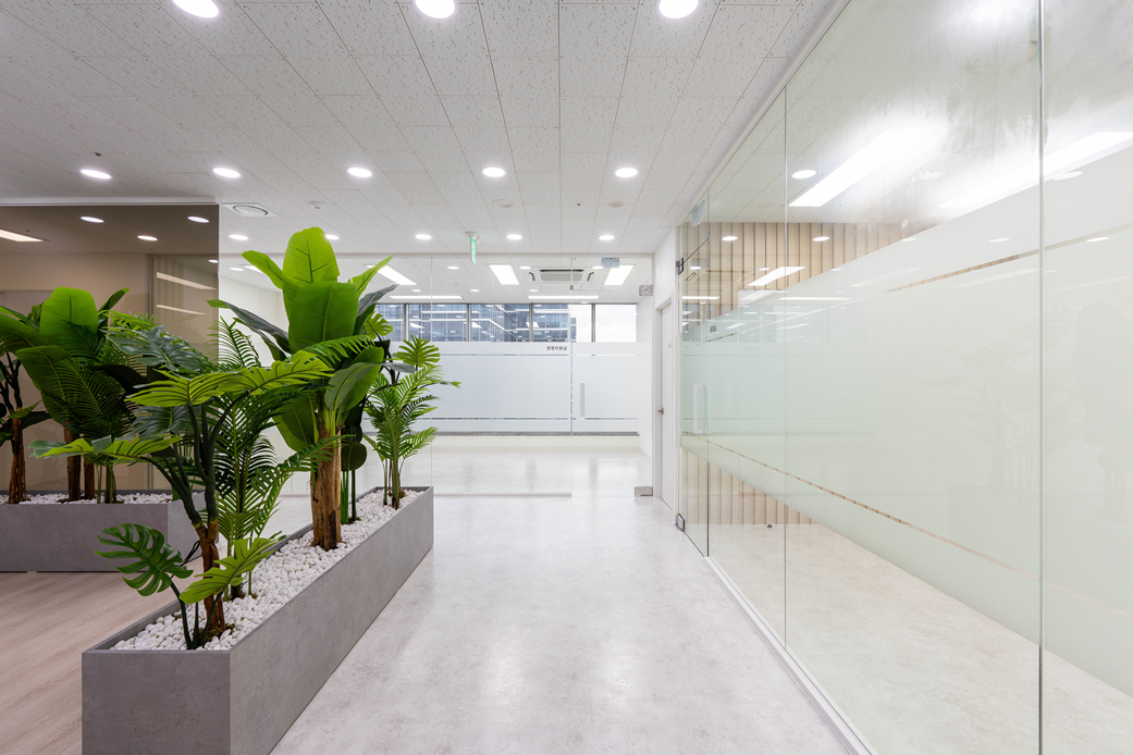 사무공간플랜테리어연출