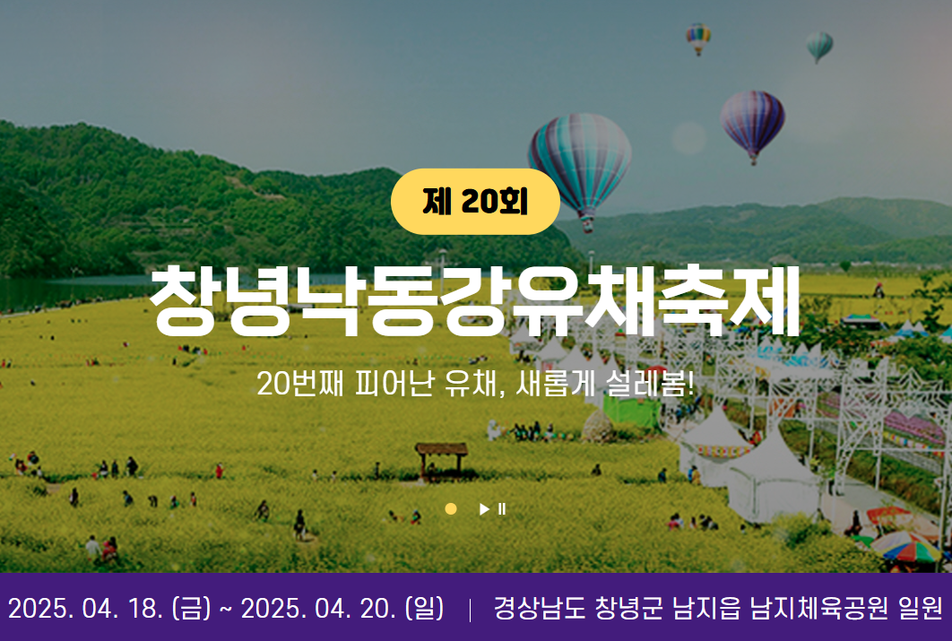 창녕 낙동강 유채축제