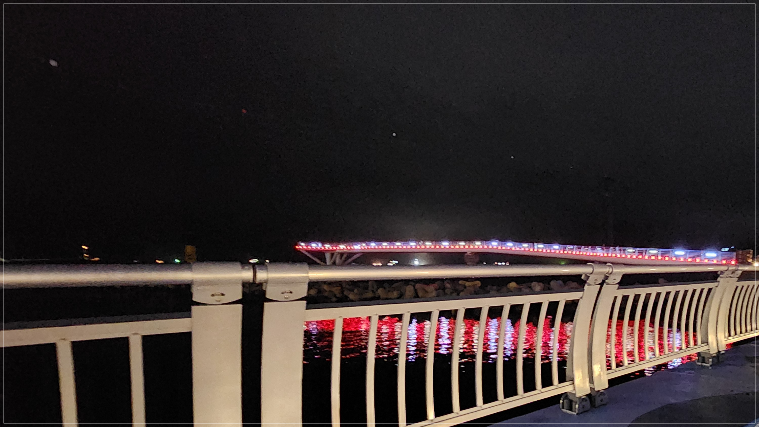 송도 구름다리가는 길