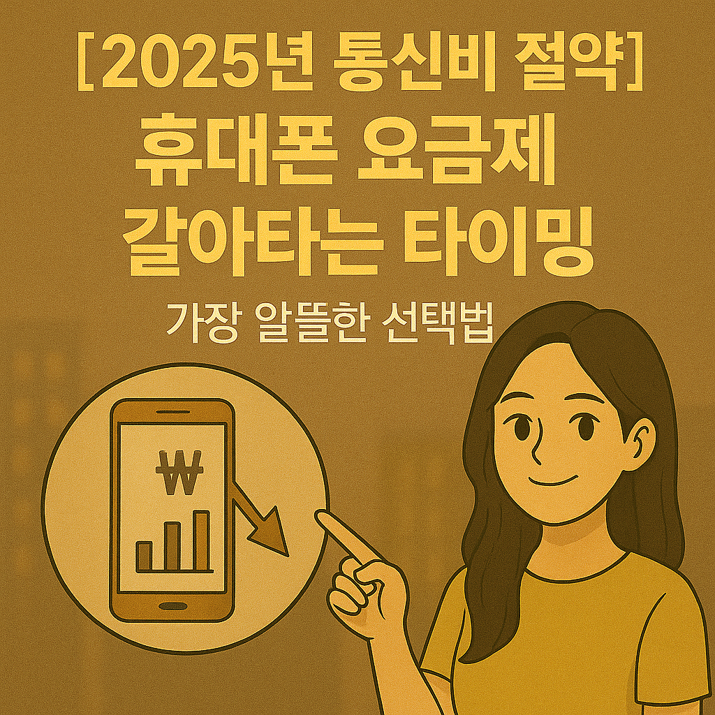 [2025년 통신비 절약] 휴대폰 요금제 갈아타는 타이밍 ｜ 가장 알뜰한 선택법