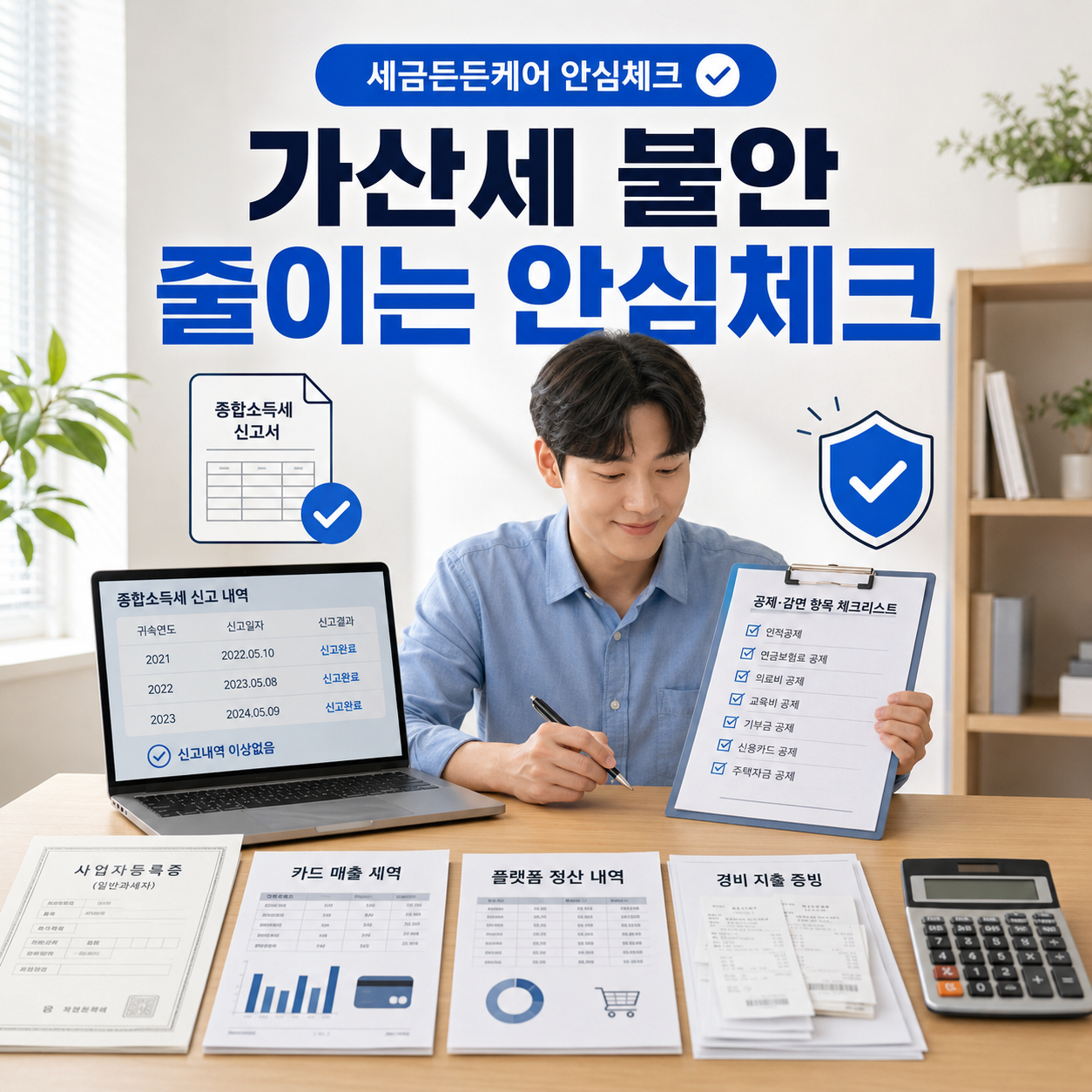 소득세 신고 후 수정신고 안내 받을 수 있을까? 세금든든케어 확인