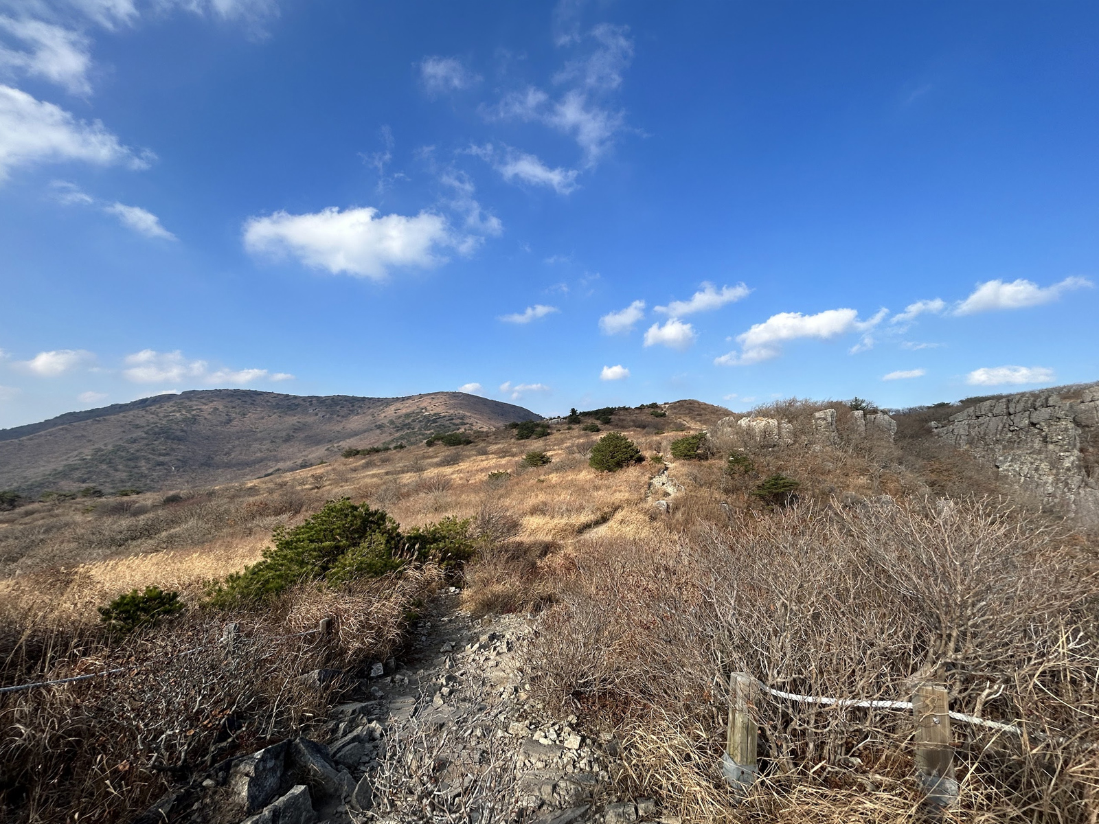 영축산에서 신불재 가능 등산로