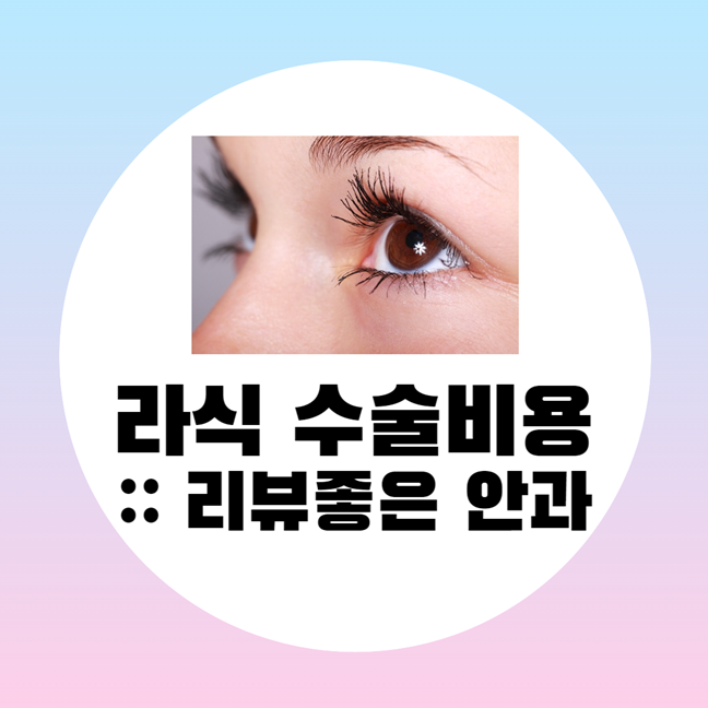 라식 수술비용