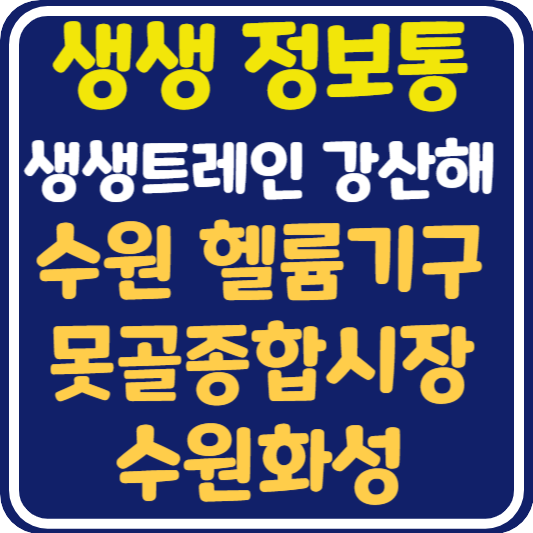 생생 정보통 수원 열기구 헬륨기구, 못골종합시장, 수원화성 정보 안내 : 생생트레인 강산해