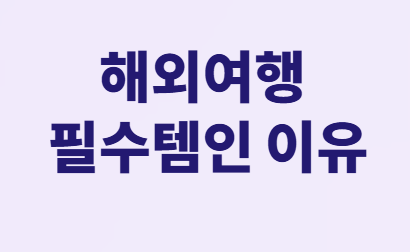 2025년 인기 트래블카드 4종 실사용 후기